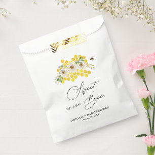 甘いAs Can Bee, Honey Bee & Honey Baby Shower フェイバーバッグ