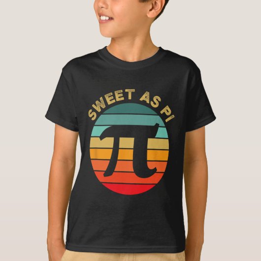 甘いAs Pi日2025数学おもしろい先生ジョーク3.14 Tシャツ (正面)