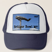 甘いBridgerボールのクジラのトラック運転手の帽子 キャップ (正面)