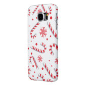 甘いChristmassyの棒キャンディパターン Case-Mate Samsung Galaxyケース (裏面左)