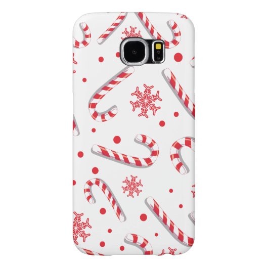 甘いChristmassyの棒キャンディパターン Case-Mate Samsung Galaxyケース (裏面)
