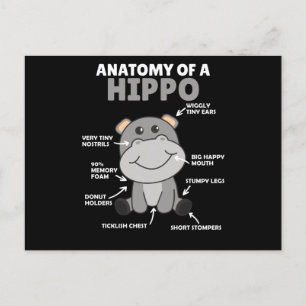 甘いHippo文の解剖学Hippo ポストカード