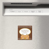 甘いLilカボチャ赤ちゃんシャワーマグネットの好意 マグネット (インサイチュ (食洗機))