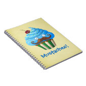 甘いMustachedカップケーキ ノートブック (右側)