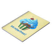 甘いMustachedカップケーキ ノートブック (左側)