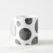 🍫甘いSips & スタイリッシュDots：居心地の良いマグカップ コーヒーマグカップ (正面左)