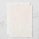 甘いSucculentsの夢のキャッチャーのBohoのベビーシャワー 招待状 (裏面)