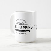 甘いSurvivalistのカエデの木の叩くマグ マグカップ (正面左)