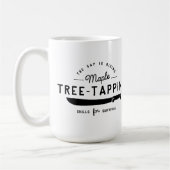 甘いSurvivalistのカエデの木の叩くマグ マグカップ (左)