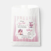 甘いTiniワンピンクコケット女の子ベビーシャワー フェイバーバッグ (正面)