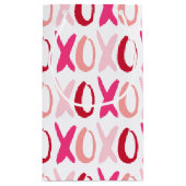 甘いXOXOパターン スモールペーパーバッグ (裏面)