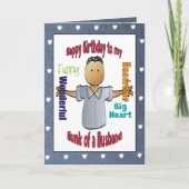 甘おもしろいい漫画パーソナライズされたハッピーバースデー カード (正面)