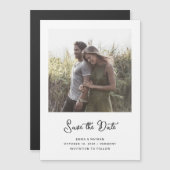 甘お洒落く |写真の日付の保存 マグネット招待状 (正面/裏面)