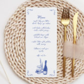 甘お洒落手書き図解入りの、写真付きの結婚の メニュー