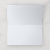 甘お洒落鹿ブルーフローラベビーシャワー プレイスカード (内部開封)