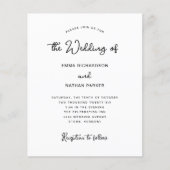 甘お洒落 | QRコードRSVP予算結婚ズ (正面)