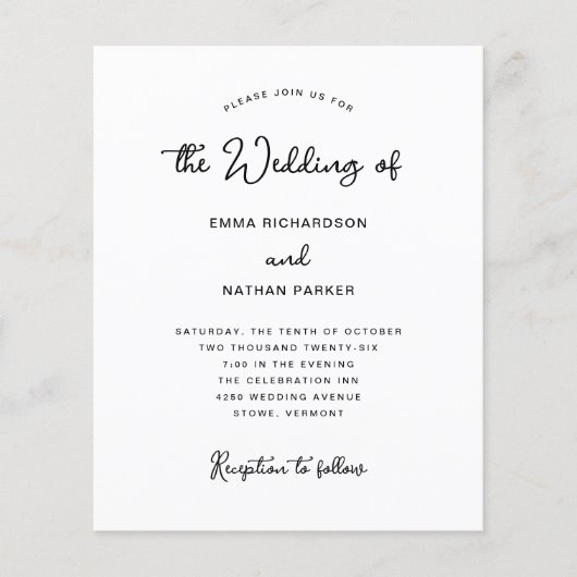 甘お洒落 | QRコードRSVP予算結婚ズ (正面)