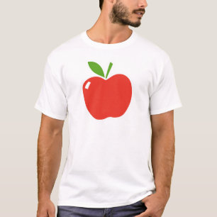 甘くおいしく赤いりんごのTシャツ Tシャツ