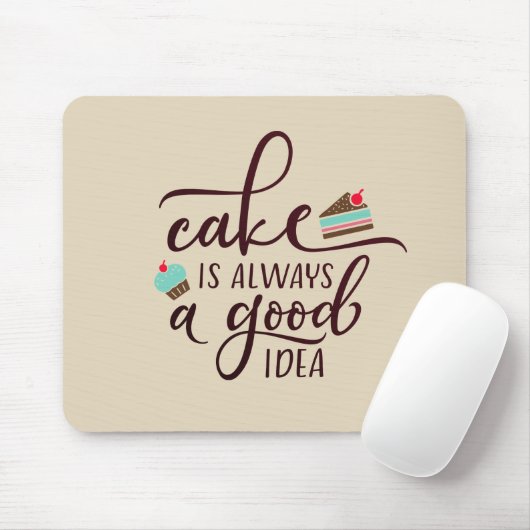 甘くおもしろいなケーキはよいアイディア|のマウスパッド常にです マウスパッド (マウス)