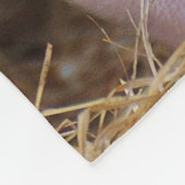 甘くかわいいブタ フリースブランケット (角)