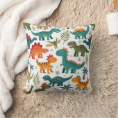 甘くてかわいい恐竜の枕 クッション (ブランケット)