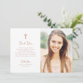 甘くてシンプルも | バラ金ゴールド写真の確認 サンキューカード (スタンド正面)