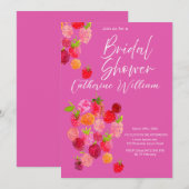 甘くてジューシーなフルーツパーティーブライダルシャワー 招待状 (正面/裏面)