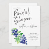 甘くてジューシーなフルーツパーティーブライダルシャワー 招待状 (正面/裏面)