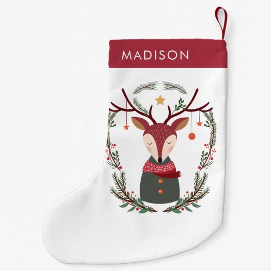 甘くてフェスティバルのクリスマスディアー スモールクリスマスストッキング (裏面)