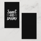 甘くて不気味な 名刺 (正面/裏面)