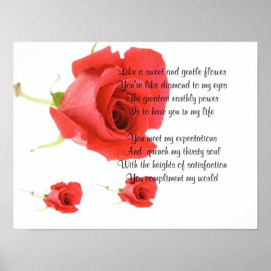 甘くて優しい花 ポスター (正面)