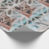 甘くて可愛いキットンがあなたに手を振って！ ラッピングペーパー (角)