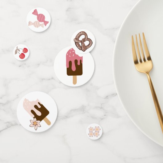 甘くて塩辛いおやつり柄 コンフェッティ (グループ)