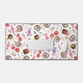 甘くて塩辛いおやつり柄 デスクマット (キーボード&マウス)