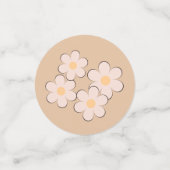 甘くて塩辛いお菓子ベージュパターン コンフェッティ (スモール正面)