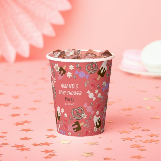 甘くて塩辛い赤い赤い赤い赤いシャワー 紙コップ (インサイチュ)