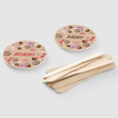 甘くて塩辛い赤ちゃんシャワーBeigeファンセット ハンドファン (組立なし)