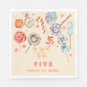 甘くて子供の誕生日 スタンダードランチョンナプキン (正面)