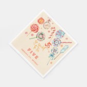 甘くて子供の誕生日 スタンダードランチョンナプキン (角)