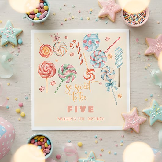 甘くて子供の誕生日 スタンダードランチョンナプキン