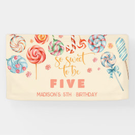 甘くて子供の誕生日 横断幕