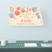 甘くて子供の誕生日 横断幕 (トレードショー)