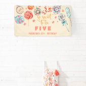 甘くて子供の誕生日 横断幕 (インサイチュ)