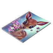 甘くて愛らしいベビー鹿 ノートブック (左側)