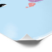 甘くて愛らしい子ども世界地図 ポスター (コーナー)