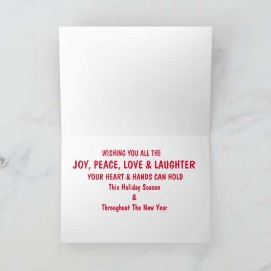 甘くて柔らかいホリデーウィッシュ シーズンカード (内部)