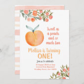 甘くて甘いおもしろい誕生日 招待状 (正面/裏面)