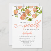 甘くて甘い女の子の誕生日パーティー 招待状 (正面)