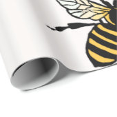 甘くて甘い蜂の包装紙 ラッピングペーパー (ロールコーナー)
