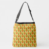 甘くて精通したパイナップル運-オールトートバッグ クロスボディバッグ (裏面)